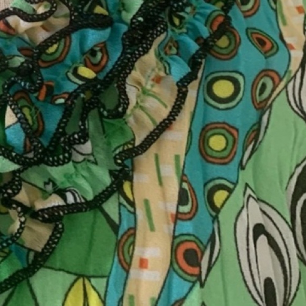 Piano Multi Colored Ruffle Blouse - Picture 6 of 6
